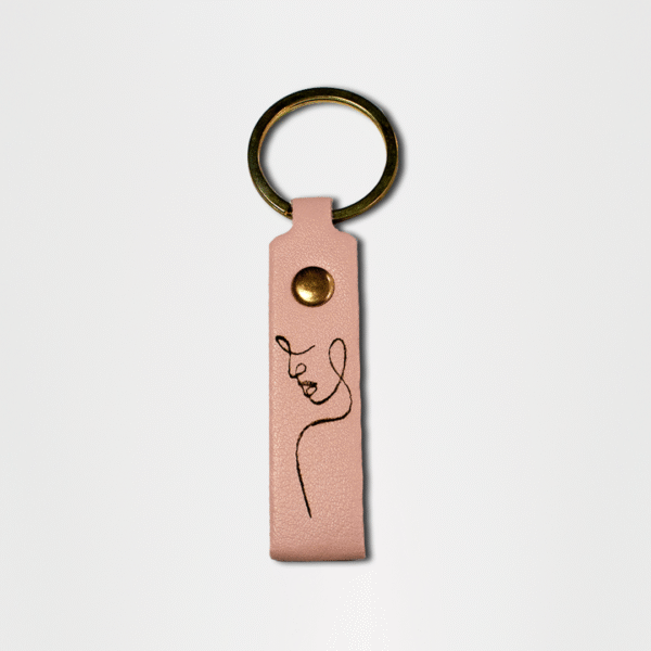 Porta-chaves Fita Rosa