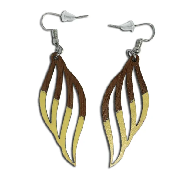 Brincos Coloridos - Búzio Diagonal