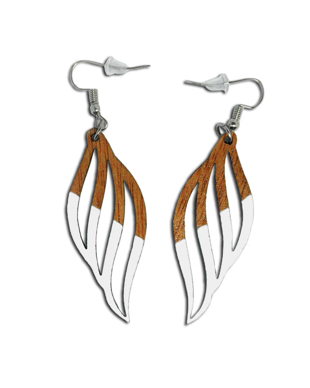 Brincos Coloridos - Búzio Diagonal