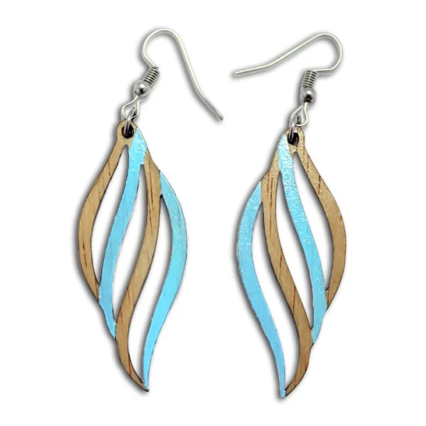 Brincos Coloridos – Búzio Alternado