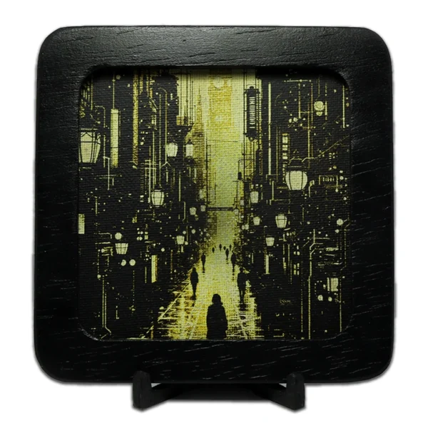 Retrato Tela - Noite Amarela