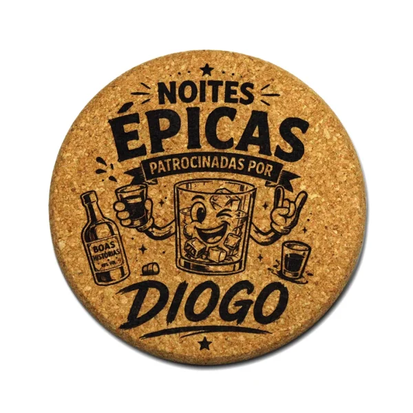 Bases de Copos Personalizadas - Café, Chá & Bebidas